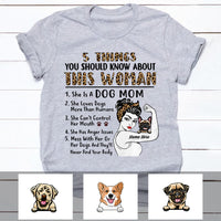 Personalized About This Dog Mom T Shirt OB171 85O34 thumb 1