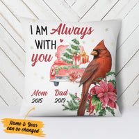 Personalized Memorial Cardinal Red Truck Pillow NB181 87O34 thumb 1