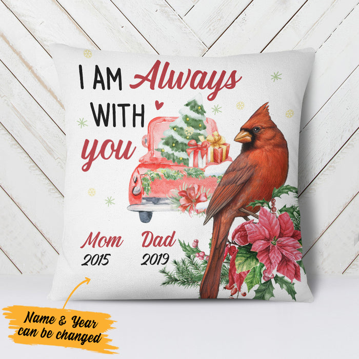 Personalized Memorial Cardinal Red Truck Pillow NB181 87O34 1