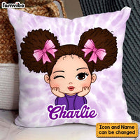 Personalized Gift For Kids Colorful Tie Dye Pillow 30724 thumb 1