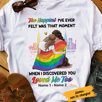 Personalized You Loved Me Too LGBT Lesbian Love T Shirt SB152 67O47 thumb 1