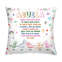 Personalized Grandma Spanish Dinosaur Pillow 30701 thumb 1