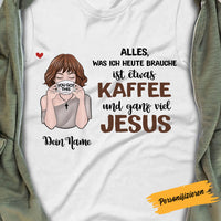 Personalized Coffee Jesus Girl German Kaffee Jesus BWA T Shirt AP141 95O58 thumb 1