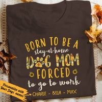Personalized Sunflower Dog Mom  T Shirt JN121 67O36 thumb 1