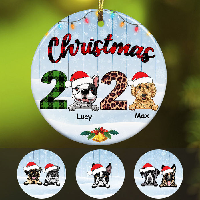 Personalized Christmas Dog  Ornament OB251 65O58 1