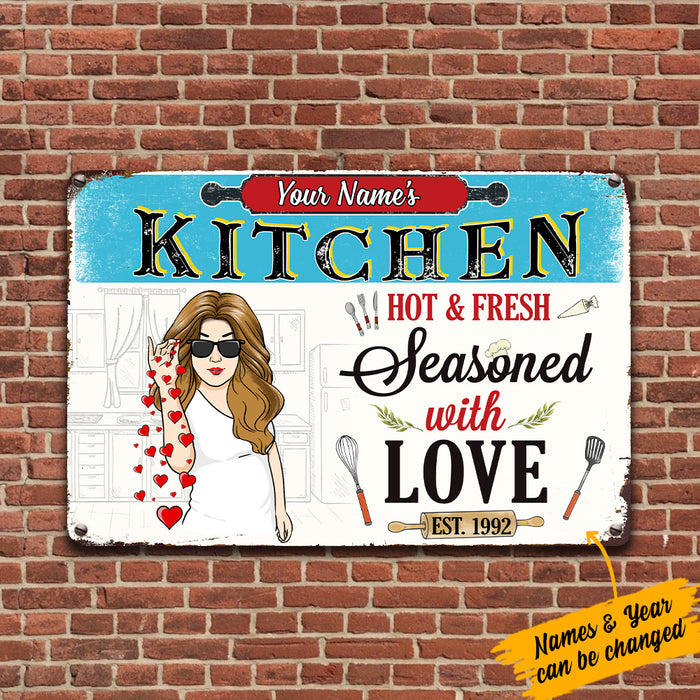 Personalized Kitchen Metal Sign JL122 26O57 1