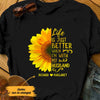 Personalized Husband And Wife Sunflower T Shirt JN91 85O65 1