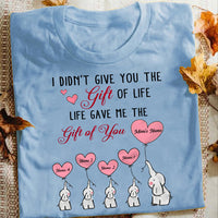 Personalized Elephant Mom Grandma T Shirt AP12 26O57 thumb 1