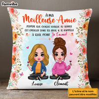 Personalized Gift Friends Sister French Hug This Pillow 30995 thumb 1
