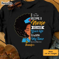 Personalized BWA Nurse Proud T Shirt JL273 27O57 thumb 1