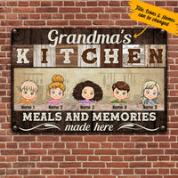 Personalized Grandma Kitchen Metal Sign JL101 95O36 thumb 1