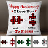 Personalized Couple Love You To Pieces  Pillow DB71 67O47 (Insert Included) 1
