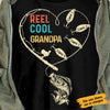 Personalized Reel Cool Fishing Dad Grandpa T Shirt AP194 65O47 1