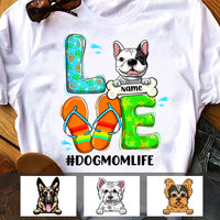 Personalized Dog Mom Beach T Shirt JN72 30O47 thumb 1