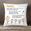 Personalized Dad Grandpa Pillow MY192 26O58 (Insert Included) 1