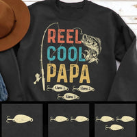 Personalized Reel Cool Grandpa Fishing Sweatshirt NB307 81O34 thumb 1
