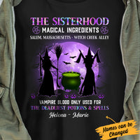 Personalized Witch Friends Magical Sisterhood T Shirt AG242 28O34 thumb 1