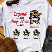 Personalized Dog Mom T Shirt MR231 26O53 thumb 1