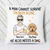 Personalized Dog Dad Pillow MY112 30O34 (Insert Included) 1