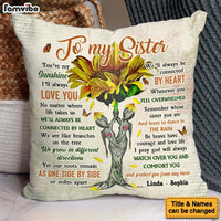 Personalized Gift For Friends To My Sister Pillow 30656 thumb 1