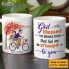 Personalized Couple Gift God Blessed The Broken Road That Led Me Straight To You Mug 31339 1