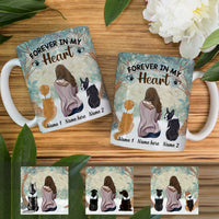 Personalized Forever In My Heart Dog Memorial Mug MR41 73O36 thumb 1