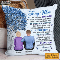 Personalized Gift For Mom From Son Pillow 31976 thumb 1