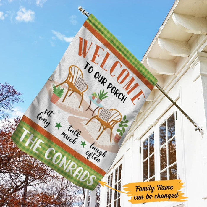 Personalized Porch Gardening Garden Flag JN242 95O58 1