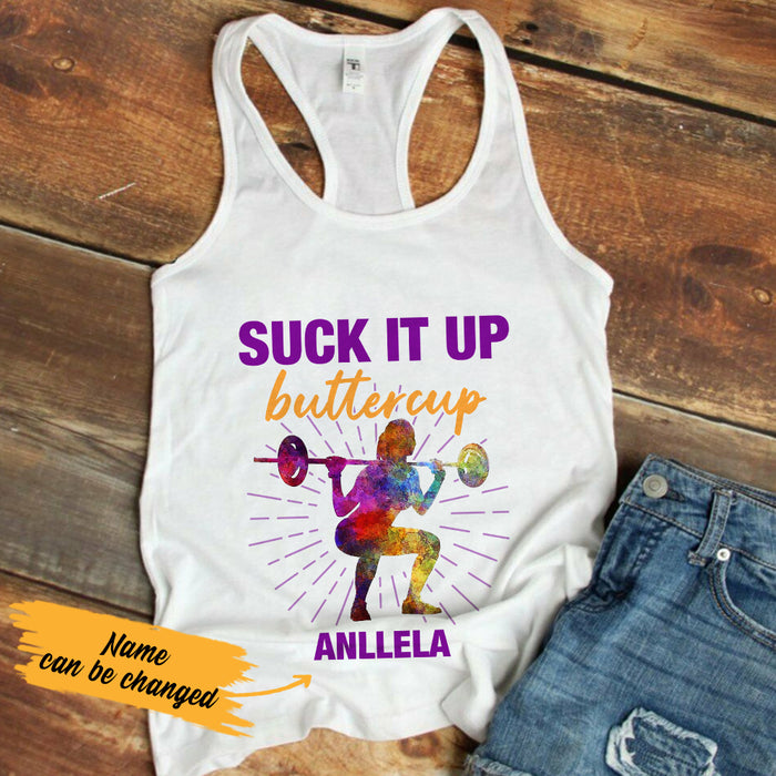 Personalized Gym Women Squat Racerback Tank JL132 95O36 1