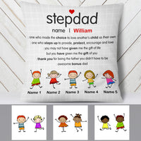 Personalized Stepdad Dad Pillow MY51 87O53 (Insert Included) thumb 1