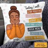 Personalized Gift For Daughter Today I Will Pillow 24632 thumb 1