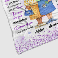 Personalized Gift For Friends Sister Under The Tree Blanket 31099 thumb 1