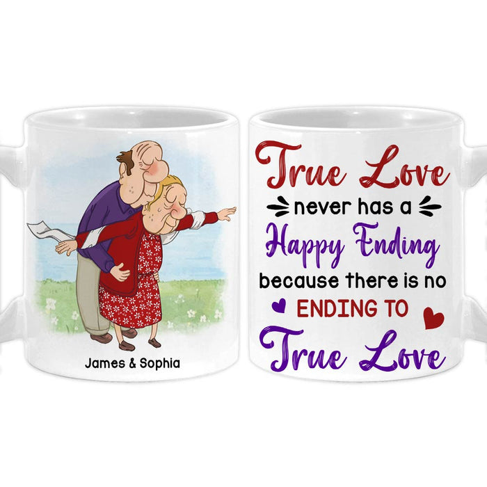 Personalized Couple Gift There Is No Ending To True Love Mug 31235 1
