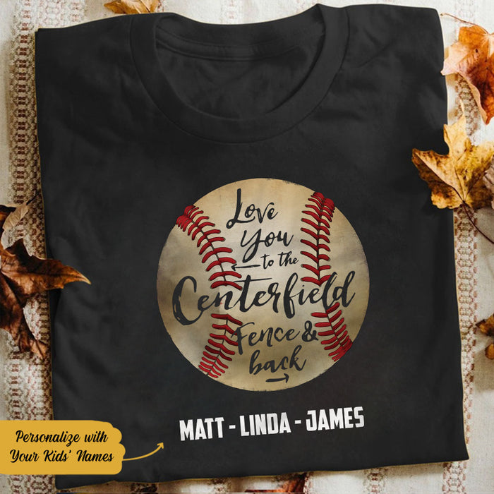 Personalized Dad Baseball  T Shirt MY123 85O58 1