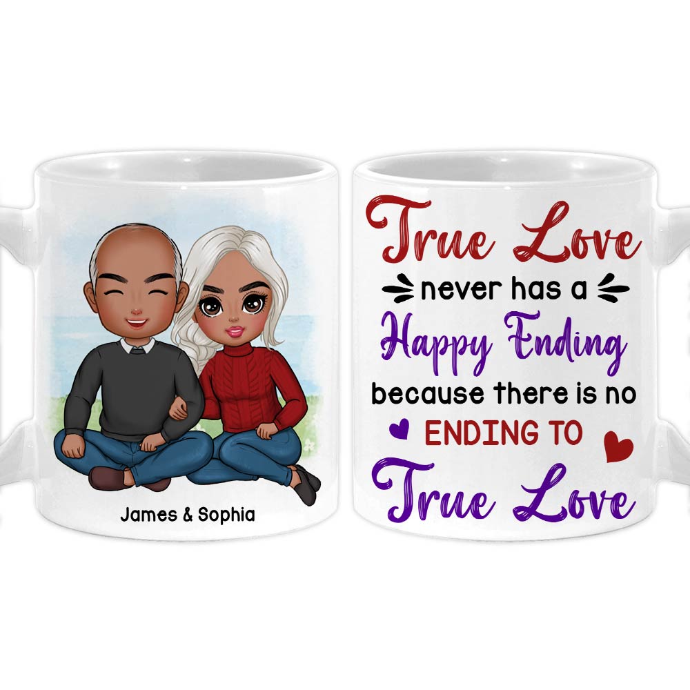 Personalized Couple Gift There Is No Ending To True Love Mug 31239 Primary Mockup