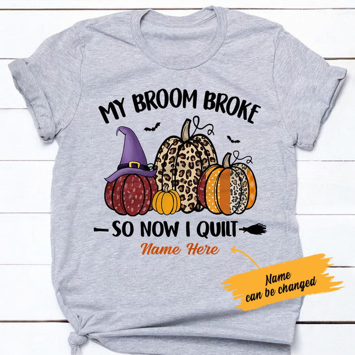 Personalized  Halloween Pumpkin Quilting T Shirt SB241 85O57 1