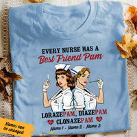 Personalized Nurse Friends Pam T Shirt SB32 67O47 thumb 1