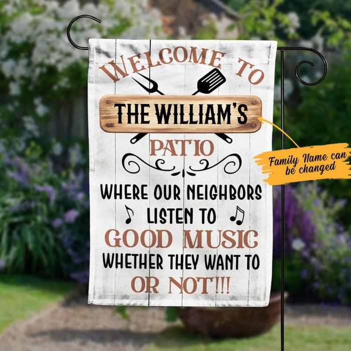 Personalized Patio Gardening Garden Flag JN252 85O58 1