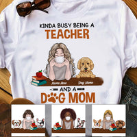 Personalized Teacher Dog Mom T Shirt JN42 26O58 thumb 1