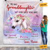 Personalized Unicorn Grandma God Says You Are Blanket NB211 87O58 1