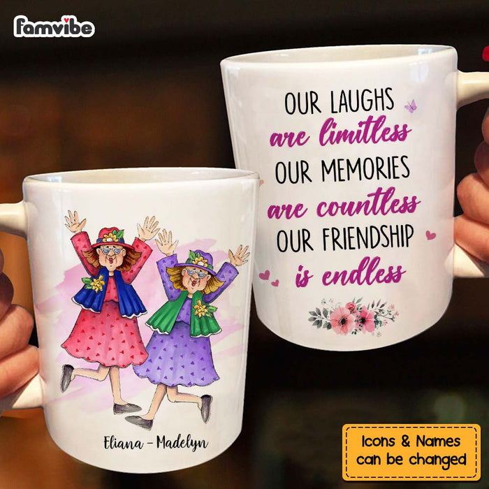 Personalized Gift For Friends Our Friendship Is Endless Mug 30692 1