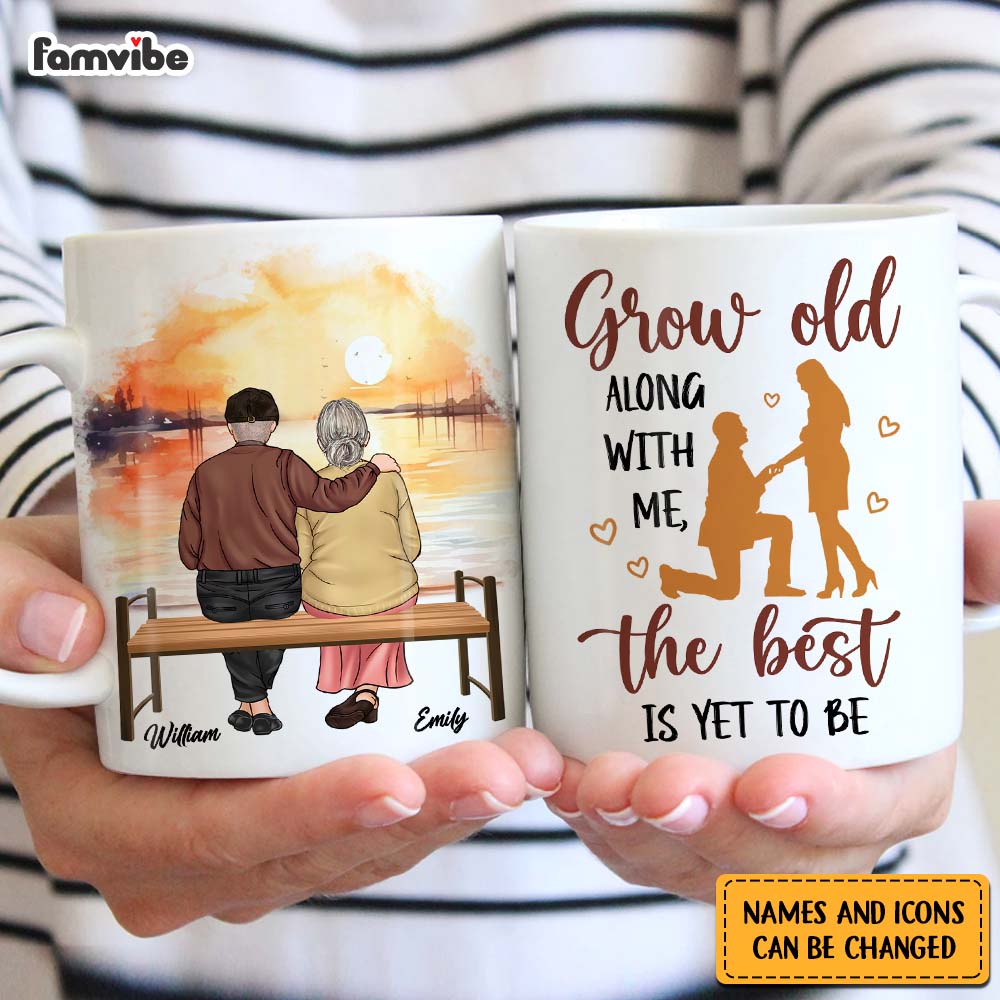Personalized Couple Gift Grow Old Along With Me Mug 31336 Primary Mockup