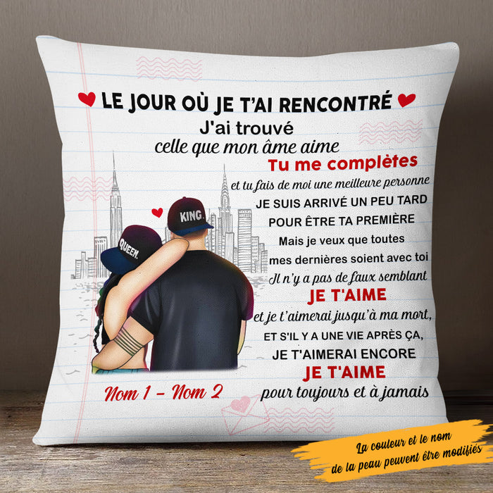 Personalized Couple French Coupler Pillow MR294 26O53 (Insert Included) 1