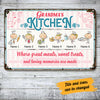 Personalized Kitchen Mom Grandma Metal Sign JL103 26O53 1