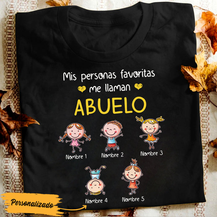 ABUELO Shirt Mis Personas Favoritas Me Llaman Abuelo Tshirt 