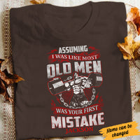 Personalized Dad Gym Weightlifting Fitness Workout T Shirt JL12 81O34 thumb 1