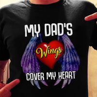 Dad Wing Cover My Heart T Shirt  DB2215 30O60 thumb 1