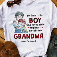 Personalized Grandma Heart T Shirt MR111 81O58 thumb 1
