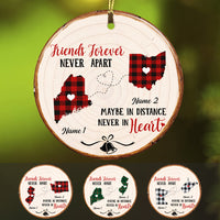 Personalized Friends Forever Long Distance  Ornament SB254 85O57 thumb 1