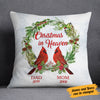 Personalized Christmas In Heaven Memorial  Pillow SB232 30O58 (Insert Included) 1